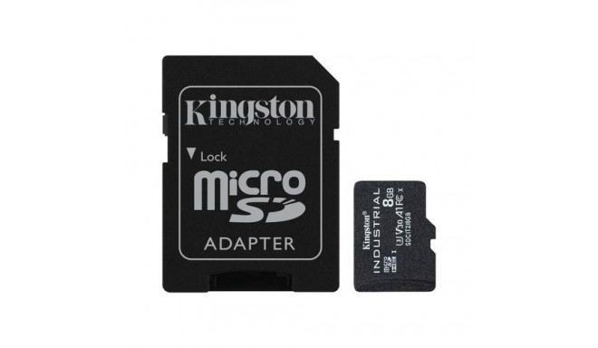 Kingston Technology Industrial 8 GB MicroSDHC UHS-I Class 10