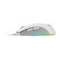 MSI CLUTCH GM11 WHITE Gaming Mouse &#039;2-Zone RGB, upto 5000 DPI, 6 Programmable button, Symme