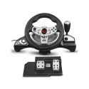 NanoRS RS700 Gaming Controller Black, Silver USB Steering wheel Analogue / Digital Android, Nintendo