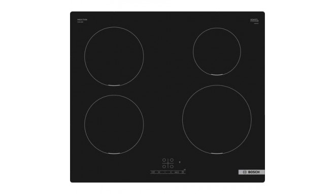 Bosch Serie 4 PUE611BB5D hob Black Built-in 59.2 cm Zone induction hob 4 zone(s)