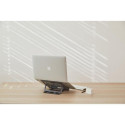 POUT EYES 3 ANGLE Aluminum portable laptop stand grey