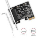 Axagon PCEA-P1N interface cards/adapter Internal Parallel