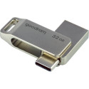 Goodram ODA3 USB flash drive 32 GB USB Type-A / USB Type-C 3.2 Gen 1 (3.1 Gen 1) Silver