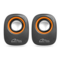 Mediatech MT3137W loudspeaker Black, White Wired 6 W
