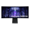 Samsung G85SB computer monitor 86.4 cm (34&quot;) 3440 x 1440 pixels UltraWide Quad HD OLED Silv