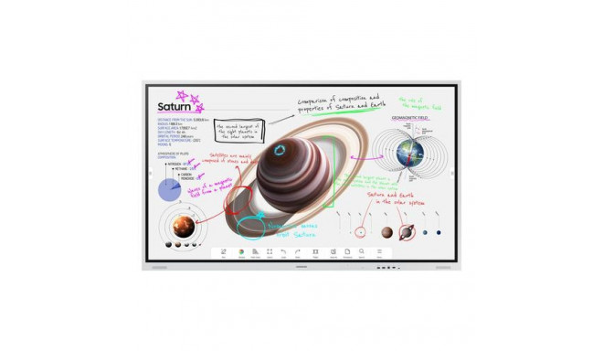 Samsung WM85B interactive whiteboard 2.16 m (85&quot;) 3840 x 2160 pixels Touchscreen Grey, Whit