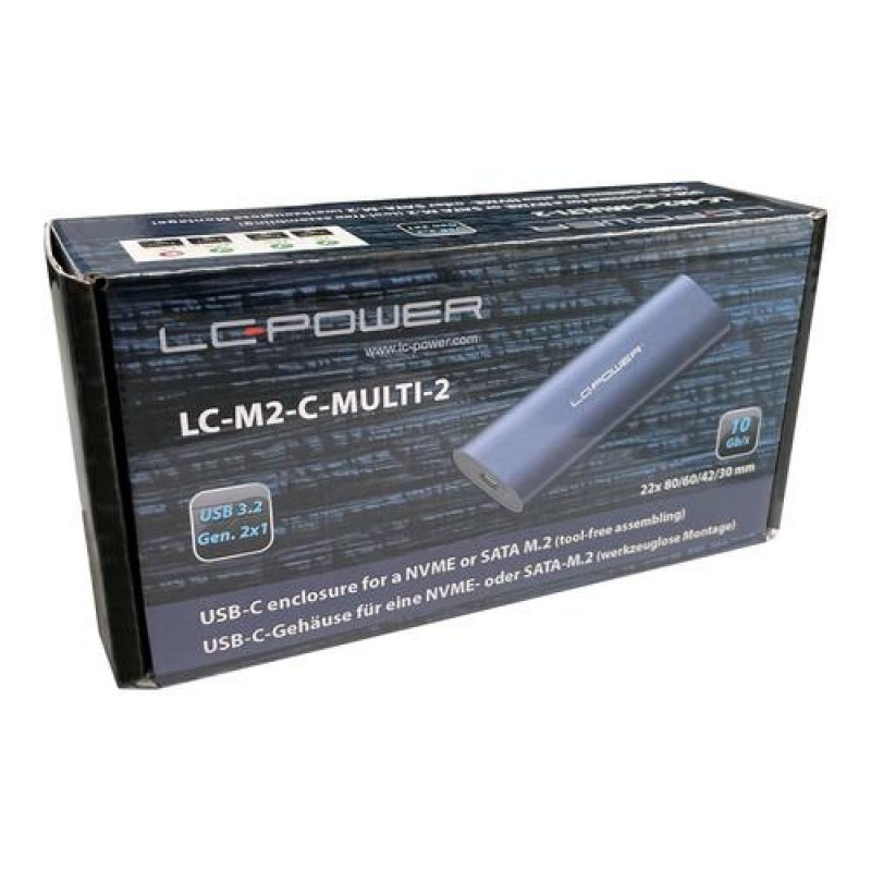 LC-Power LC-M2-C-MULTI-2 storage drive enclosure SSD enclosure