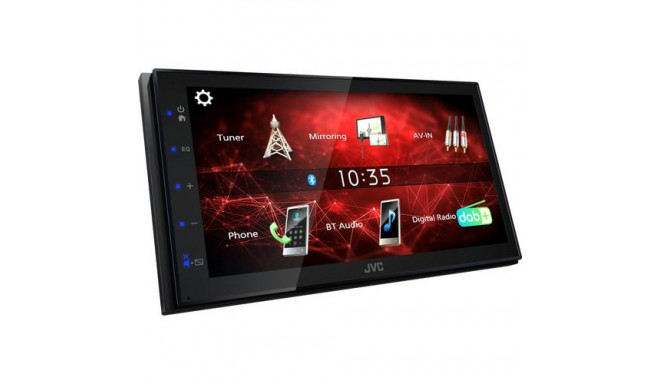 JVC KW-M27DBT car media receiver Black 180 W Bluetooth