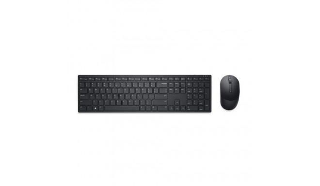 DELL KM5221W keyboard Mouse included Office RF Wireless QWERTY US International Black