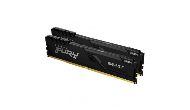 Kingston Technology FURY Beast 32GB 3200MT/s DDR4 CL16 DIMM (Kit of 2) 1Gx8 Black