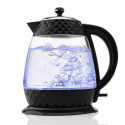 Eta Crystal electric kettle 1.7 L 2200 W Black, Transparent