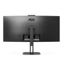 AOC V5 CU34V5CW/BK LED display 86.4 cm (34&quot;) 3440 x 1440 pixels Wide Quad HD Black