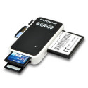 Axagon CRE-X1 card reader USB 2.0 Black, White