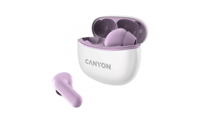 Canyon TWS-5 Headset Wireless In-ear Calls/Music/Sport/Everyday USB Type-C Bluetooth Violet