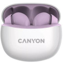 Canyon TWS-5 Headset Wireless In-ear Calls/Music/Sport/Everyday USB Type-C Bluetooth Violet