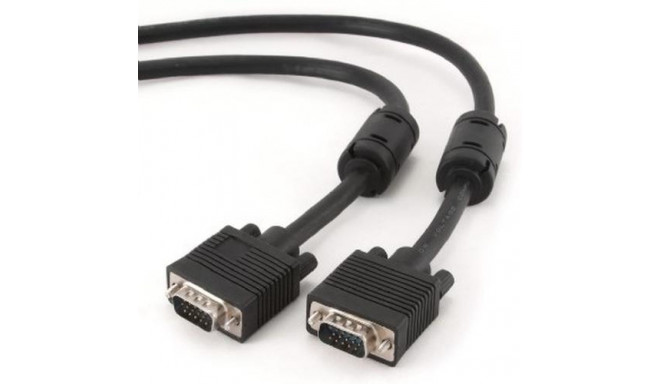 Gembird CC-PPVGA-5M-B VGA cable VGA (D-Sub) Black