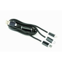 Gembird CC-USB2-AM31-1M USB cable USB 2.0 USB A Black