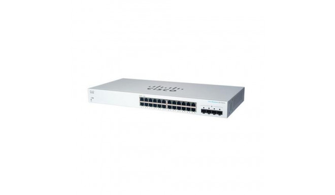 Cisco CBS220-24T-4G Managed L2 Gigabit Ethernet (10/100/1000) 1U White