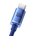 Baseus Crystal Shine USB cable 1.2 m USB A USB C Blue