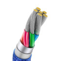 Baseus Crystal Shine USB cable 1.2 m USB A USB C Blue