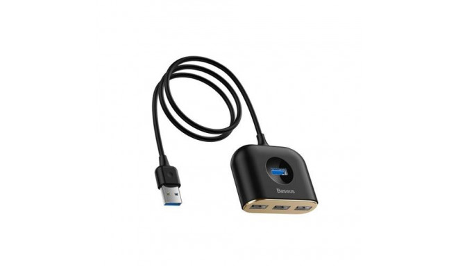 Baseus Square round 4-in-1 USB 3.2 Gen 1 (3.1 Gen 1) Type-C 480 Mbit/s Black