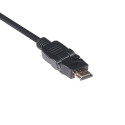 CLUB3D HDMI 2.0 4K60Hz UHD 360 Degree Rotary cable 2m/6.74ft