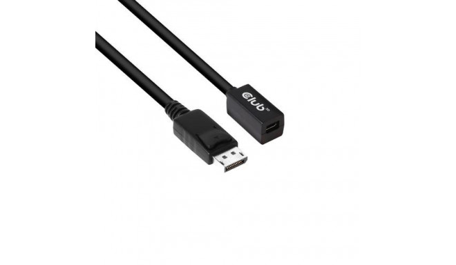 CLUB3D Mini DisplayPort 1.4 to DisplayPort Extension Cable 8K60Hz DSC 1.2 HBR3 HDR Bidirectional F/M