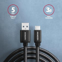 Axagon BUCM3-AM20AB USB cable USB 3.2 Gen 1 (3.1 Gen 1) 2 m USB C USB A Black