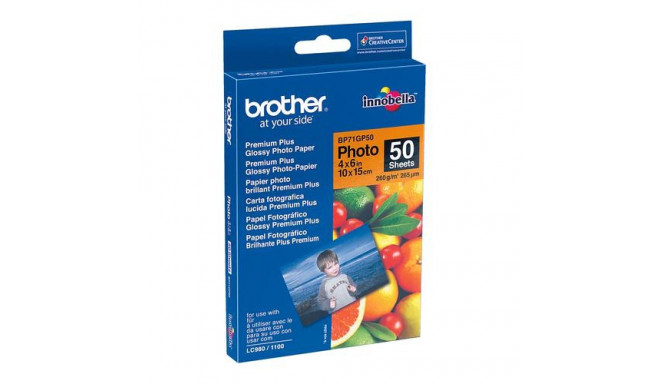 Brother BP-71GP50 photo paper White