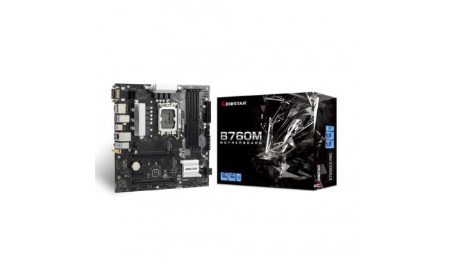 Biostar B760MZ-E PRO motherboard Intel B760 LGA 1700 micro ATX
