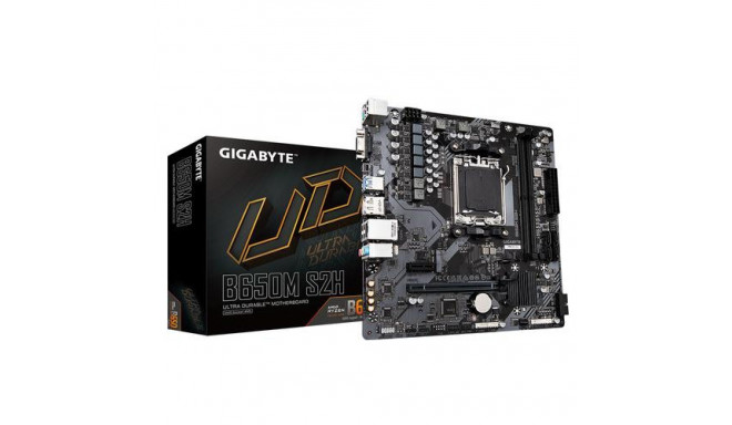 GIGABYTE B650M S2H Motherboard - Supports AMD Ryzen 8000 CPUs, 5+2+2 Phases Digital VRM, up to 6400M