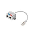 Lanberg AD-0026-S network splitter Silver