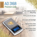 Adler AD 3168 precision scale Silver 100 g 0.01 g dwt, g, oz, ozt