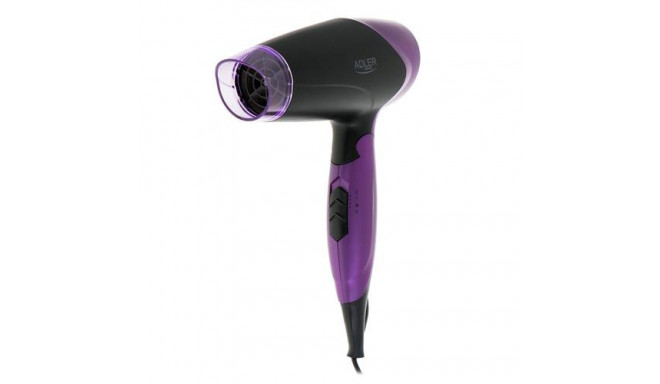 Adler AD 2260 hair dryer 1600 W Black, Purple