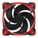 ARCTIC BioniX P120 (Red) – Pressure-optimised 120 mm Gaming Fan with PWM PST