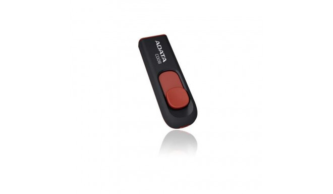 ADATA C008 64GB USB flash drive USB Type-A 2.0 Black, Red