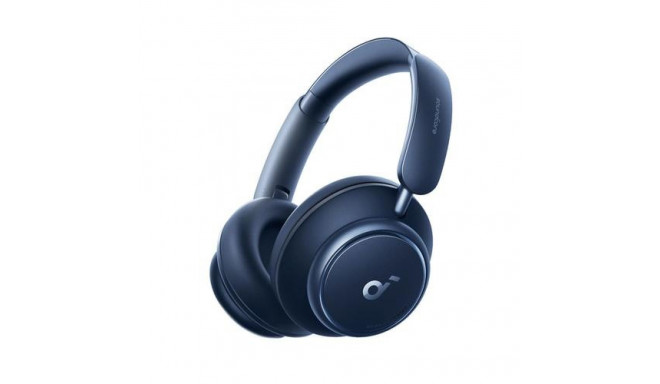 Anker Space Q45 Headphones Wired &amp; Wireless Head-band Calls/Music USB Type-C Bluetooth Blue