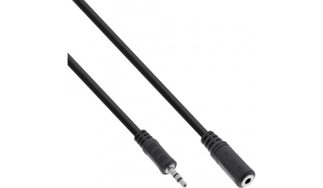 InLine Audio Cable 3.5mm Stereo male / female 1m