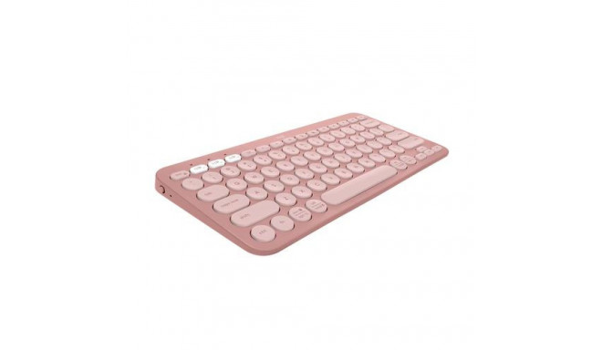 Logitech Pebble Keys 2 K380s keyboard Universal RF Wireless + Bluetooth QWERTY US International Pink