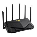 ASUS TUF Gaming AX6000 (TUF-AX6000) wireless router Gigabit Ethernet Dual-band (2.4 GHz / 5 GHz) Bla