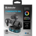 Defender CYBERDOTS 250 Headset True Wireless Stereo (TWS) In-ear Calls/Music/Sport/Everyday USB Type