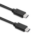 Qoltec 52353 USB cable USB 3.2 Gen 1 (3.1 Gen 1) 3 m USB C Black