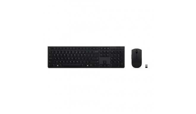 Lenovo 4X31K03968 keyboard Mouse included Office RF Wireless + Bluetooth US English Grey