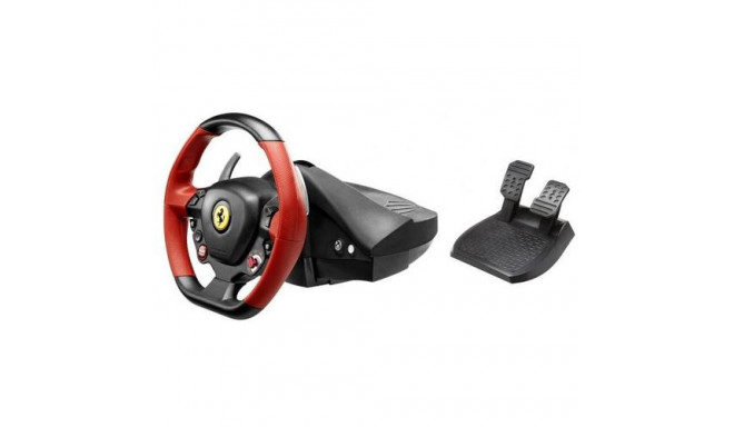 Thrustmaster Ferrari 458 Spider Black, Red Steering wheel + Pedals Xbox One