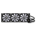 Sharkoon S90 RGB Computer case, Processor All-in-one liquid cooler 12 cm Black 1 pc(s)