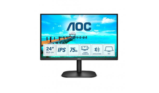 AOC B2 24B2XH/EU LED display 60.5 cm (23.8&quot;) 1920 x 1080 pixels Full HD Black