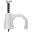 Goobay Cable Clip 7 mm, white