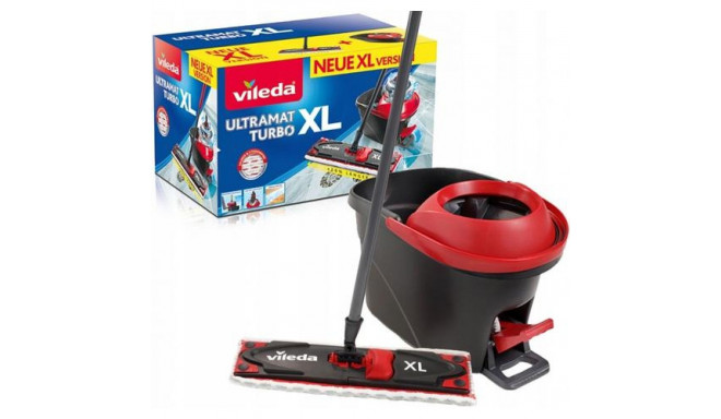 Vileda Ultramat Turbo XL mop Dry&amp;wet Microfiber Black, Red