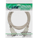 InLine null modem cable DB9 female / female, assembled, grey, 2m