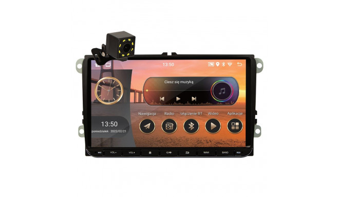 78-349# Raadio blow cp02 2din 9" android/wifi/gps/carplay vw/ skoda/ seat